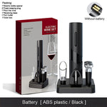 Tuzwa Rechargeable Electric Wine Opener with Foil Cutter – Automatic Cordless Corkscrew for Quick & Easy Wine Bottle Opening