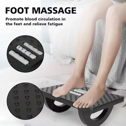 Under Desk Foot Rest with Massage Rollers, Rocking Foot Stool and Anti Slip Foot Rocker for Home and Work Desk – image 3