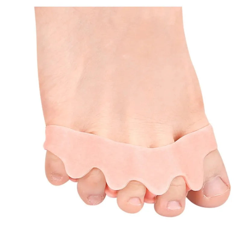 Tuzwa Gel Toe Separators for Bunions & Hammer Toes – Soft Silicone Toe Spacers for Alignment Support, Cushioning & Comfort, 1 Pair