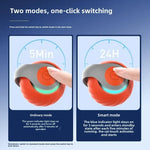 Tuzwa Interactive Cat Toy Ball | Electric Automatic Feather Teaser & Chase Toy for Active Cats
