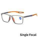 Tuzwa Multifocal Blue Light Reading Glasses for Men & Women – Lightweight Square Computer Readers for Reading & Screen Use