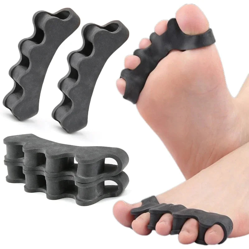 Tuzwa Gel Toe Separators for Bunions & Hammer Toes – Soft Silicone Toe Spacers for Alignment Support, Cushioning & Comfort, 1 Pair