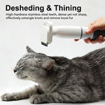 Tuzwa Professional Pet Grooming Vacuum Kit | 5-in-1 Dog & Cat Grooming System with 2L Dust Collection, Powerful Suction & Quiet Pet Hair Removal