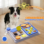 Tuzwa | Interactive Dog Puzzle Feeder | Treat Dispensing IQ Training Toy with Slow Feeder Design for Small & Medium Dogs