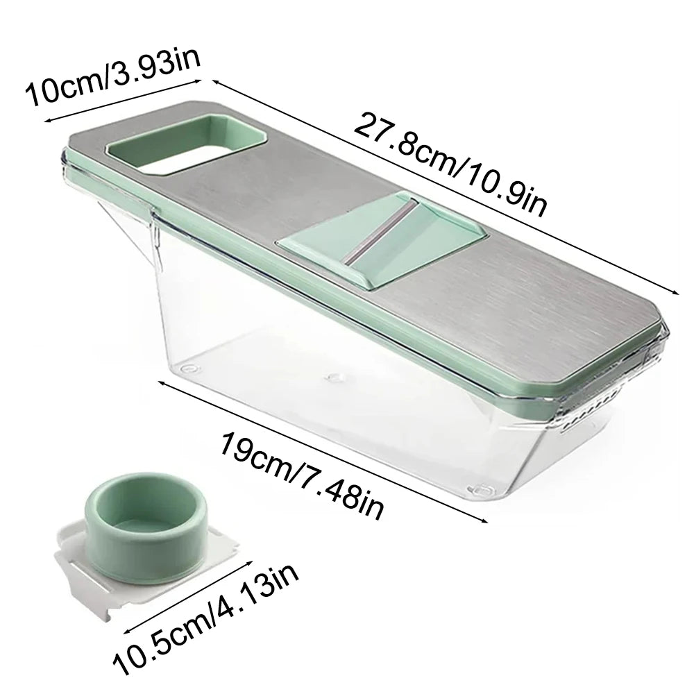 Tuzwa Electric Vegetable Slicer & Shredder | Multifunction Food Processor with Adjustable Stainless Steel Blades | Heavy-Duty Kitchen Machine for Fast Vegetable Prep