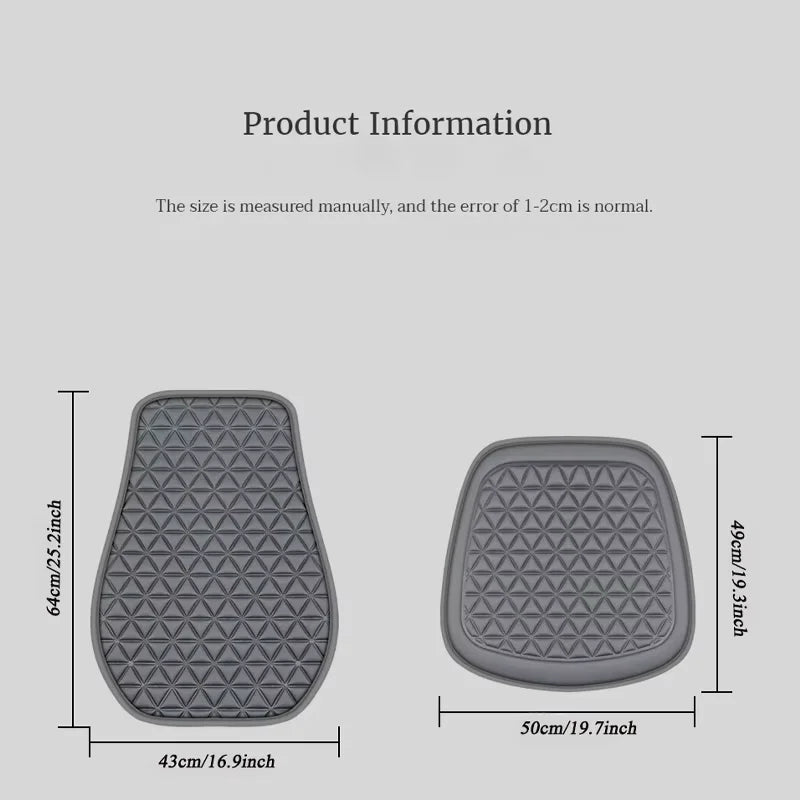 Tuzwa 3D Car Seat Cushion – Breathable Suspended Seat Pad with Embossed Design for All-Season Driving Comfort