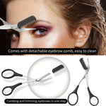 Tuzwa 3-Piece Eyebrow Grooming Kit – Stainless Steel Precision Brow Shaping & Styling Tools for Women