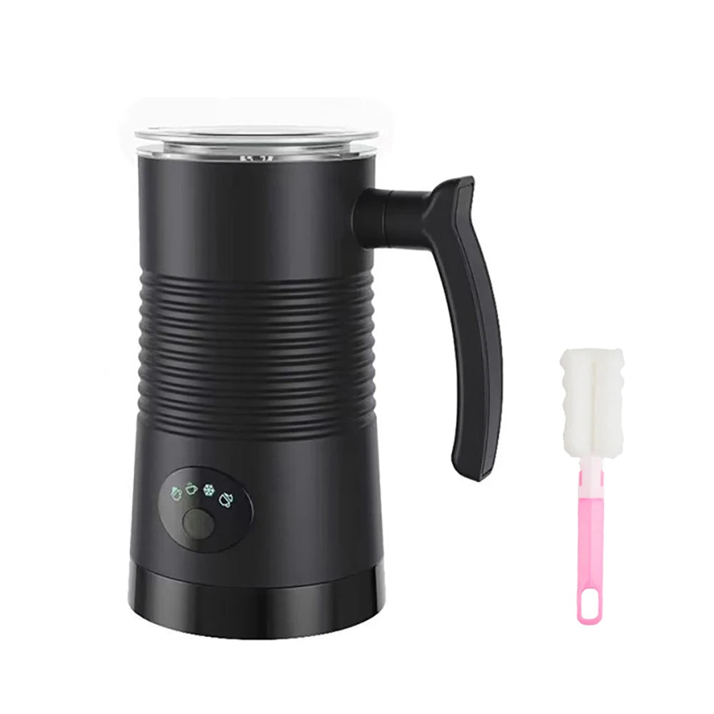 Tuzwa 4-in-1 Electric Milk Frother – Automatic Hot & Cold Milk Foamer for Latte, Cappuccino, Coffee & Milk Drinks