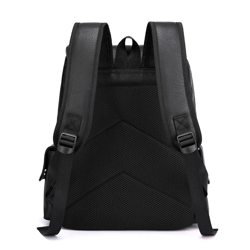 Tuzwa Men’s Large Capacity Backpack – Stylish Jacquard Travel & School Backpack with Multiple Pockets and Soft Handle