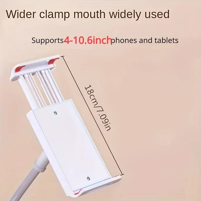 Tuzwa Adjustable Tablet & Phone Stand – 360° Rotating Desk Holder, Portable Mobile Phone & Tablet Holder for Bedside, Desk & Hands-Free Viewing