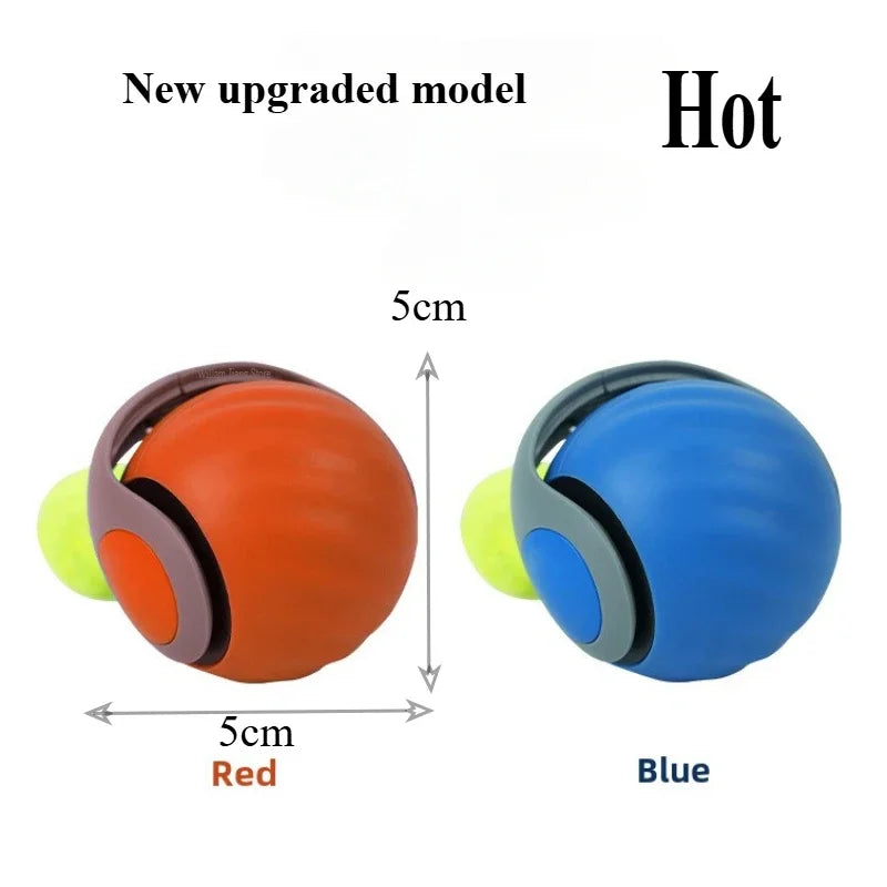 Tuzwa Interactive Cat Toy Ball | Electric Automatic Feather Teaser & Chase Toy for Active Cats