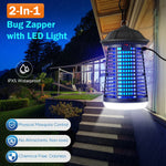 Tuzwa Electric Bug Zapper with LED Light – 2-in-1 Indoor & Outdoor Mosquito Trap for Flying Insect Control