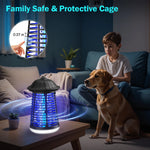 Tuzwa Electric Bug Zapper with LED Light – 2-in-1 Indoor & Outdoor Mosquito Trap for Flying Insect Control