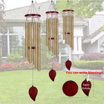 Tuzwa Money Tree Wind Chime – 6-Tube Lucky Bell Hanging Decoration for Home, Garden, Patio, Porch & Courtyard Decor