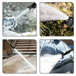 Tuzwa 200Bar High Pressure Car Washer Gun – 6-in-1 Adjustable Nozzle with 5M Hose, 4.1L/Min Flow for Car & Outdoor Cleaning