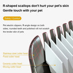 Tuzwa Dog Hair Clippers – Rechargeable Quiet Cordless Pet Hair Trimmer, Electric Dog Grooming Clippers with 3-Hour Charging