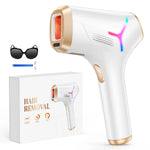 Tuzwa IPL Hair Removal Device with 990,000 Flashes – At-Home Face & Body Hair Remover with Single Lamp Head & Trimmer Attachment