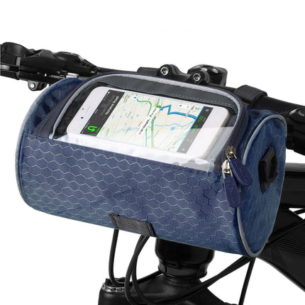 Bike Bag with Touchscreen Phone Pocket, Handlebar Mount with Velcro Straps