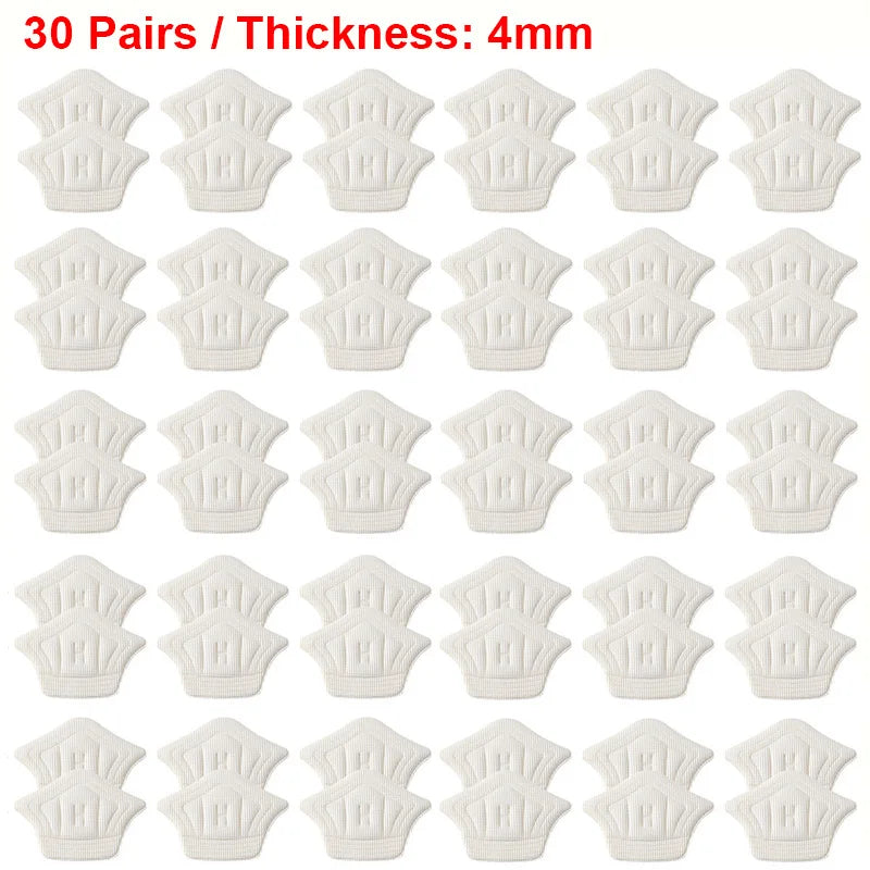Tuzwa Adjustable Heel Pads for Shoes – Lightweight Foam Heel Cushions with Anti-Wear Support for Sports Shoes & Everyday Footwear