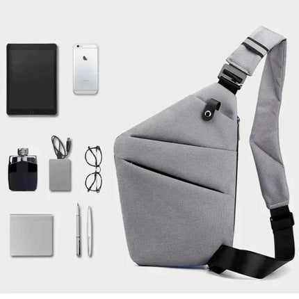 Anti Theft Travel Bag for Passports and IDs, Slim Lightweight Travel Bag