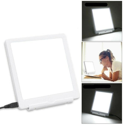 Sunlight Lamp for Desk, Bright Daylight Lamp with Stand