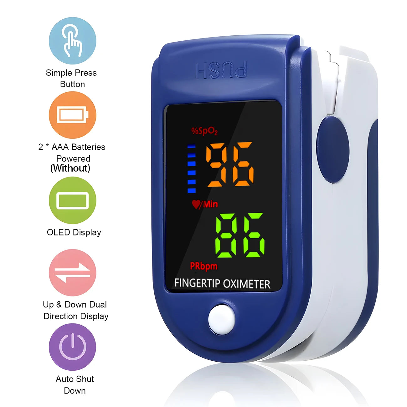 Tuzwa Digital Ear Thermometer – Portable Infrared Temperature Thermometer with Easy-Read Digital Display for Home & Travel