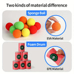 Tuzwa Soft Bullet Target Practice Toy for Kids – 20.5cm Interactive Plastic Shooting Target Game for Indoor & Outdoor Play