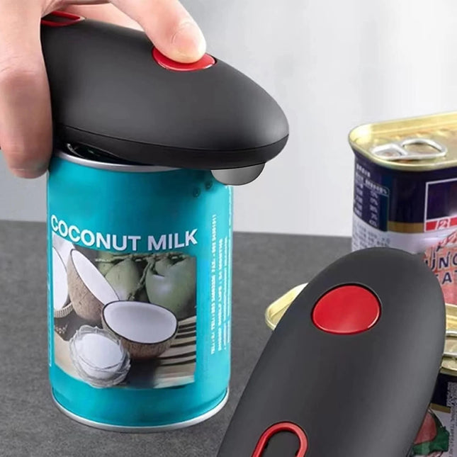 Electric Can Opener, Automatic Can Opener Battery Operated with One Touch Button