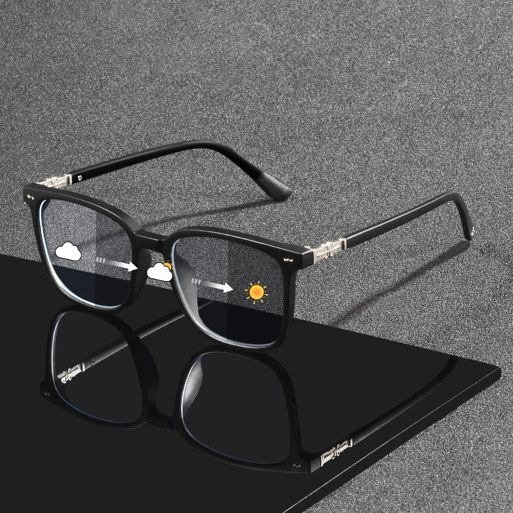 Tuzwa Photochromic Sunglasses for Men & Women – UV400 Lightweight Outdoor Sunglasses for Driving, Cycling & Travel