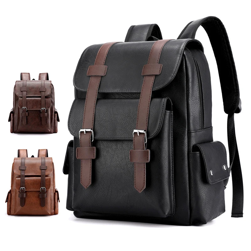 Tuzwa Men’s Large Capacity Backpack – Stylish Jacquard Travel & School Backpack with Multiple Pockets and Soft Handle
