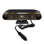 Tuzwa Portable 12V Car Heater & Cooler Fan – 2-in-1 Electric Windshield Defogger & Defroster with Rotary Switch for Cars