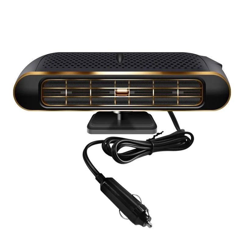 Tuzwa Portable 12V Car Heater & Cooler Fan – 2-in-1 Electric Windshield Defogger & Defroster with Rotary Switch for Cars
