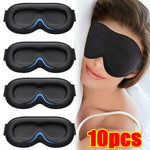 Tuzwa 3D Memory Foam Sleep Eye Mask – Light Blocking Contoured Sleeping Mask with Adjustable Fit, Soft Breathable Travel Eye Cover