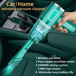 Tuzwa 29000Pa Cordless Handheld Vacuum Cleaner – Powerful Portable Vacuum for Car & Home, Lightweight Rechargeable Design