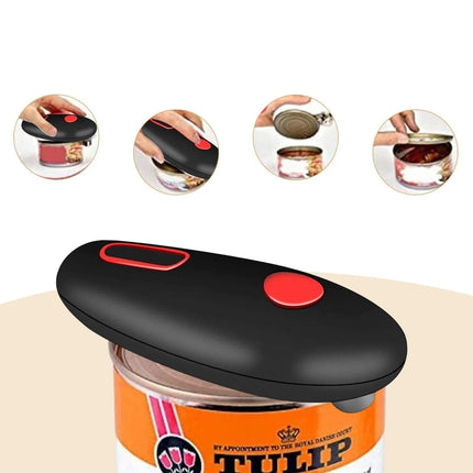 Electric Can Opener, Automatic Can Opener Battery Operated with One Touch Button – image 6