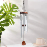 Tuzwa Aluminum Wind Chime – Soothing Outdoor Hanging Wind Chimes with Metal Tube Design for Garden, Patio, Porch & Balcony Decor
