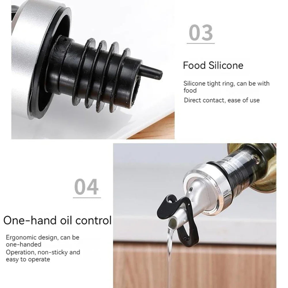 Tuzwa Olive Oil Sprayer & Dispenser with Flip Top – Refillable Cooking Oil Bottle for Kitchen, Grilling, BBQ & Salad