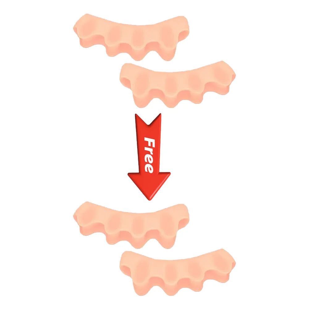 Tuzwa Soft Silicone Toe Separators – Cushioned Toe Spacers for Gentle Separation, Friction Reduction & Everyday Foot Comfort