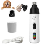 Tuzwa Dog Nail Grinder – USB Rechargeable Quiet Electric Nail Trimmer for Dogs, Portable Pet Nail Grinder for Small & Large Dogs