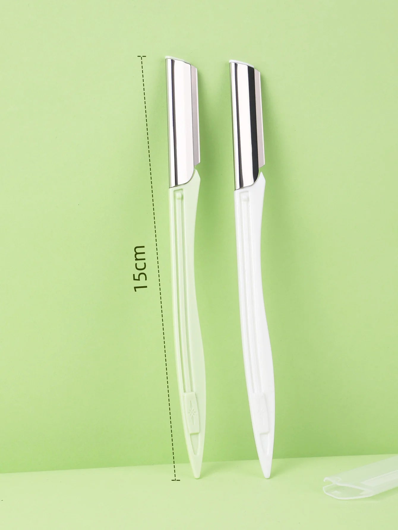 Tuzwa Stainless Steel Eyebrow Razors – Precision Facial Hair Shaper with Safety Blade & Ergonomic Handle for Eyebrow Grooming