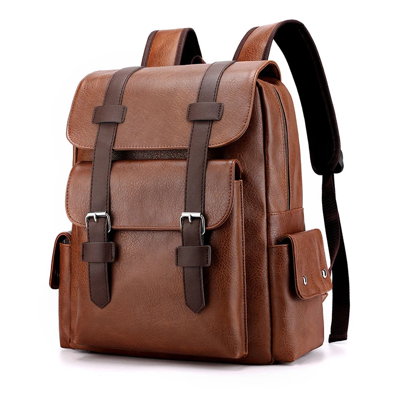 Tuzwa Men’s Large Capacity Backpack – Stylish Jacquard Travel & School Backpack with Multiple Pockets and Soft Handle