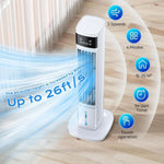 Tuzwa 3-in-1 Portable Evaporative Air Cooler – Quiet Cooling Fan with 24-Hour Timer, 220V AC for Home & Office