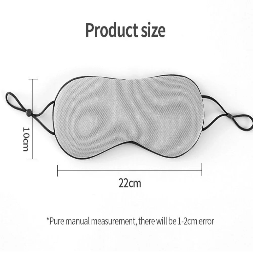 Tuzwa Silk Sleep Eye Mask with Adjustable Fit – Warm & Cool Reusable Sleeping Mask, Soft Lightweight Travel Eye Cover for Rest & Relaxation