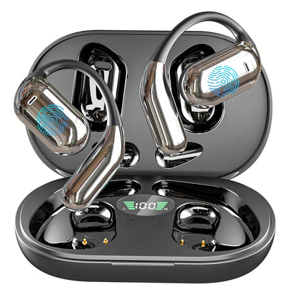 Tuzwa AI Translator Earbuds – Real-Time Voice Translation, 144 Languages, Bluetooth 5.3, Noise Cancelling & Smart Display