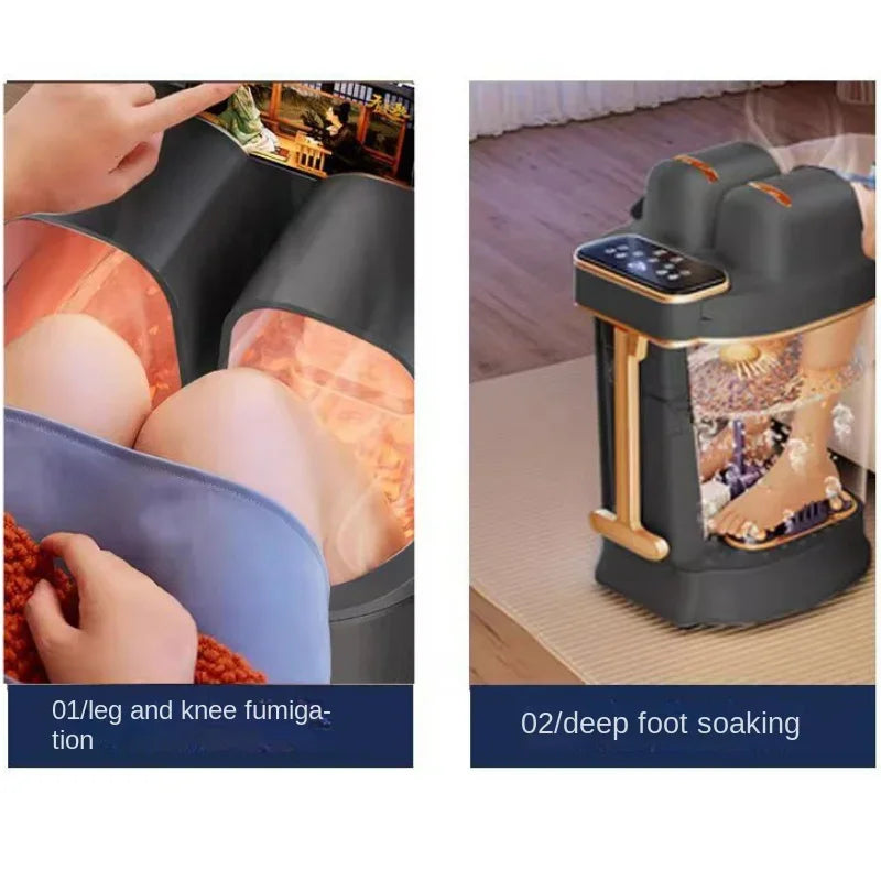 Tuzwa Wireless Remote Control Electric Foot Spa with Heating – ABS Heated Foot Bath for Home Comfort & Relaxation