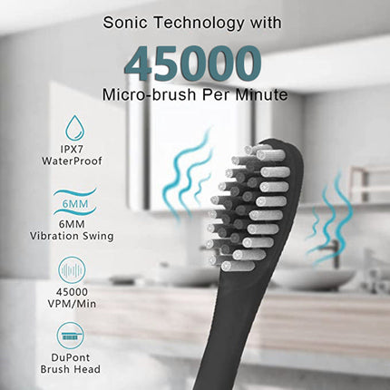 Ultrasonic Electric Toothbrush with 6 Modes and Timer – image 5