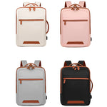 Tuzwa Expandable Laptop Backpack with Dry & Wet Separation – 20-35L Lightweight Nylon Travel Backpack with Rain Cover for Work & Commuting