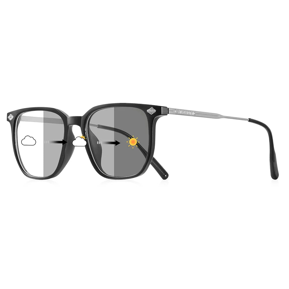 Tuzwa Photochromic Sunglasses for Men & Women – UV400 Lightweight Outdoor Sunglasses for Driving, Cycling & Travel