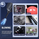 Tuzwa 3-in-1 Cordless Handheld Vacuum Cleaner & Air Blower – Portable Rechargeable Car Vacuum for Home & Auto Cleaning
