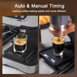 Tuzwa Digital Coffee Scale with Timer & LED Display | Precision Espresso Scale for Pour Over, Espresso & Home Brewing